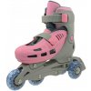 Truly TRISKATE BASIC ružové detské korčule - S - EU 31-34