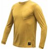 Pánske tričko dl.rukáv SENSOR MERINO AIR traveller mustard S