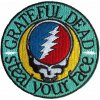 Grateful Dead Steal Your Face Text Emblem Nažehlovačka