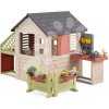 Domček so záhradkou za dielňou Nature Playhouse&Kitchen Life Smoby s kuchynkou rozšíriteľný s UV filtrom od 24 mes