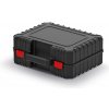 PROSPERPLAST Kufor na náradie s upevňovacími páskami HEAVY 384 × 335 × 144 mm čierny