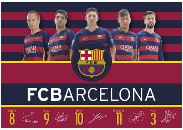 podložka na stôl FC BARCELONA