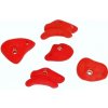 Kamene na lezeckú stenu pre deti M, červené - set 5 ks