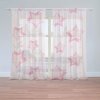 Sablio Záclony Ružové hviezdičky: 2ks 150x250cm