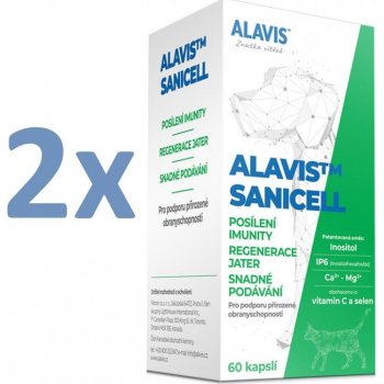 Alavis Sanicell pro psy a kočky 2 x 60 tbl