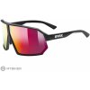 uvex Sportstyle 237 okuliare, black matt/mirror red