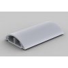 Podlahová oblá lišta svetlo sivá 35x10mm 2m LO 35_KD KOPOS