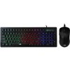 Baracuda Gaming set ORCA, gaming keyboard and gaming mouse, US, black