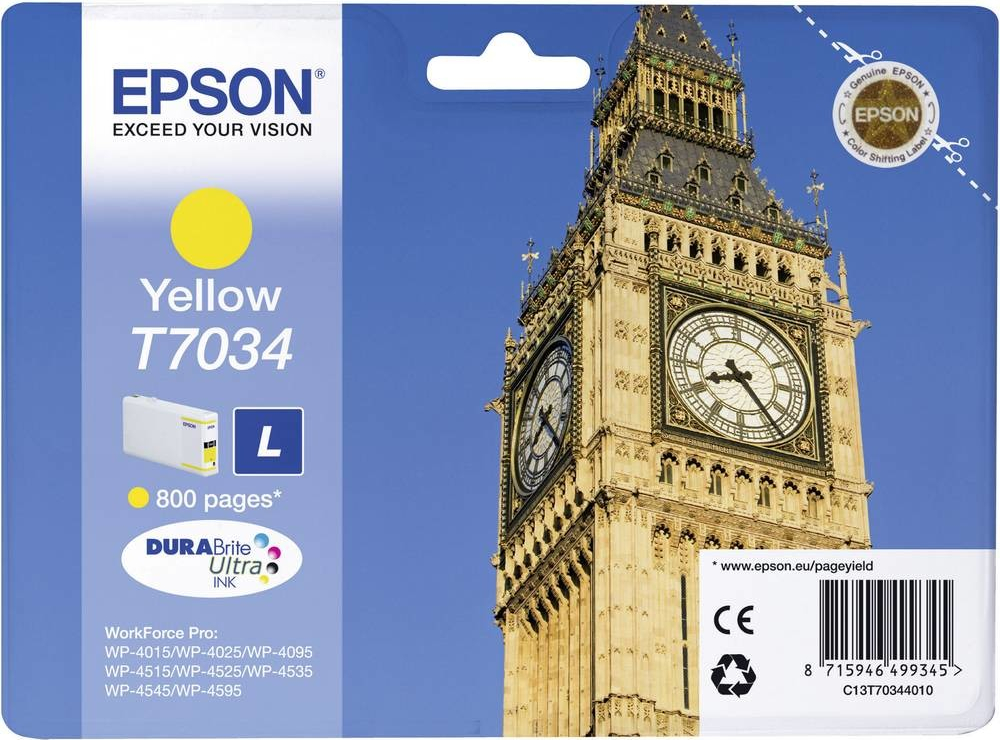 Epson T7034 L Yellow - originálny