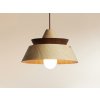 NEDES Závesné svietidlo z masívneho dreva E27 / 330 - WRE041