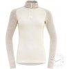 Dámske tričko s dlhým rukávom DEVOLD Duo Active Merino 205 Z.Neck Raw White - S