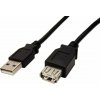 PremiumCord kupaa2bk USB 2.0, prodlužovací, A-A, 2m, černý