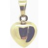 Šperk Holíč Zlatý prívesok hladké srdiečko ZPV7