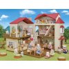 Sylvanian Families 5716 Trojposchodový dom s červenou strechou a svetlami