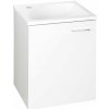 Aqualine Aqualine, ZOJA umývadlová skrinka 40x50x32cm, 1xdvierka , biela, 51048A