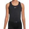 Dievčenské tričká Nike Dri-Fit Swoosh Tank Bra - Čierny (S)