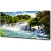 Foto obraz na plátne Vodopád Krka 100x50 cm