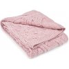 Woolee Detský vlnený pléd Supersoft Merino ružová veľkosti lôžkovín 60x90