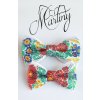 Folklórny motýlik Typ: Pánsky motýlik na gumičku 12x6cm