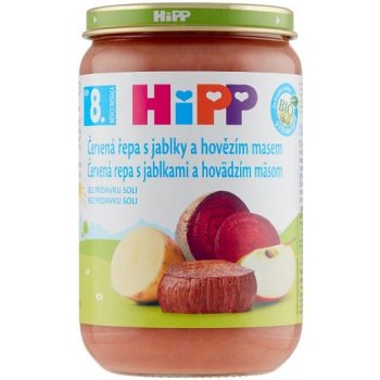 HiPP Bio JUNIOR Červená řepa s jablky a hovädzím mäsom 220 g