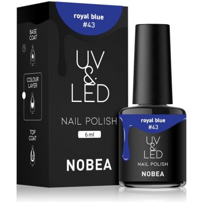 NOBEA UV & LED Royal blue 43 6 ml