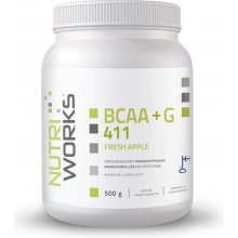 NutriWorks BCAA + Glutamin 4:1:1 500 g