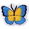Nažehlovačka motýľ - 2 ks 12 modrá