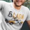 Tričko s potlačou LADA 2103 VB - Polícia Pánsky Biela M
