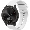 Remienok Solid Wristband biely pre Garmin Vivomove 3 (20mm)