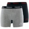 Boxerky KAPPA 2-pack Dark Grey-Light Grey|L