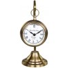 Chic Antique Mosadzné antik závesné stolné hodiny Clock Works - 11 * 30 cm / 1 * AA - Chic Antique