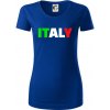 Italy Nápis - Dámske tričko z organickej bavlny Origin (GOTS) - XS ( Kráľovská modrá )
