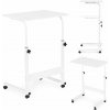 Mobilný stolík na notebook, biely, ModernHome