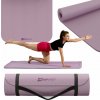 Hop-Sport gymnastická podložka 190 x 60 cm x 1 cm, športová podložka - ľahká na kĺby a pČervenáišmyková, fitness podložka z NBR peny + popruh na prenášanie - levanduľová