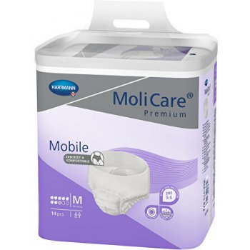 Molicare Premium Mobile fialové 8 kvapiek M 14 ks