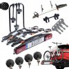 CYKLISTICKÝ NOSIČ NA HÁK Aguri ACTIVE BIKE PRO 4 bicykle VÝKLOPNÝ Silver 13P
