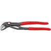 Kliešte inštalatérske KNIPEX Cobra® QuickSet 87 21 300, 300 mm - leštená hlava, protišmyková rukoväť, čiernenie (K 87 21 300)
