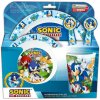 STOR Jídelní sada pro děti ježek Sonic 5 ks