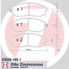 Sada brzdových platničiek kotúčovej brzdy ZIMMERMANN 23536.160.1