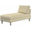Dekoria Poťah ležadlo Karlstad, krátky, olivovo - krémová, 80 x 160 x 80 cm, Living, 161-45