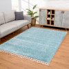 Jednofarebný shaggy koberec PULPY svetlo modrý Rozmer koberca: 200x290cm
