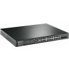 TP-LINK TP-Link JetStream TL-SG3428MP sieťový prepínač Riadený L2+ Gigabit Ethernet (10/100/1000) Podpora napájania cez Ethernet (PoE) 1U Čierna (TL-SG3428MP)