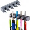 Verk 15929 Držiak vešiak na 4 ks upratovacieho náradia color