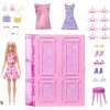 Mattel Barbie Dream Šatní skříň s oblečením Šatní skříň 3.0 + panenka Barbie + doplňky (HXD58)