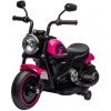 mamido Detská elektrická motorka Chopper Faster ružová