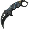 Zatvárací nôž DRAGON karambit BLUE