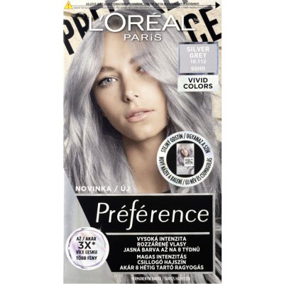 L'Oréal Paris Préférence Vivid Colors permanentná farba vlasov 10.112 Soho 150 ml
