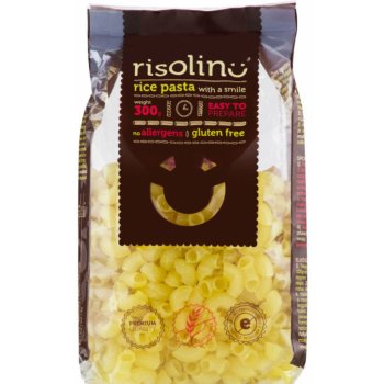 Risolino rýžové bezlepkové těstoviny Premium kolínka 300g