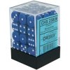 Hracie kocky Chessex Opaque Blue/W