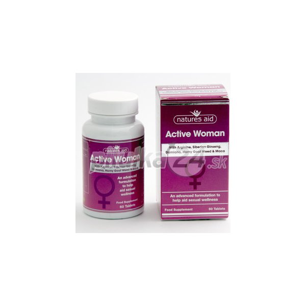 Afrodiziakum Natures Aid Active Woman tbl 60